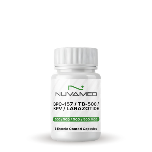 BPC-157 / TB-500 / KPV / Larazotide Capsules Sample